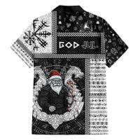Vikings Christmas Family Matching Off The Shoulder Long Sleeve Dress and Hawaiian Shirt Fa La La La Valhalla La - Wonder Print Shop
