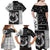 Vikings Christmas Family Matching Off Shoulder Maxi Dress and Hawaiian Shirt Fa La La La Valhalla La - Wonder Print Shop