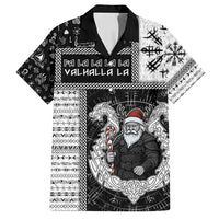 Vikings Christmas Family Matching Off Shoulder Maxi Dress and Hawaiian Shirt Fa La La La Valhalla La - Wonder Print Shop