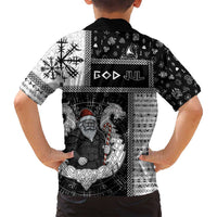Vikings Christmas Family Matching Puletasi and Hawaiian Shirt Fa La La La Valhalla La - Wonder Print Shop