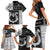 Vikings Christmas Family Matching Short Sleeve Bodycon Dress and Hawaiian Shirt Fa La La La Valhalla La - Wonder Print Shop