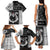 Vikings Christmas Family Matching Tank Maxi Dress and Hawaiian Shirt Fa La La La Valhalla La - Wonder Print Shop