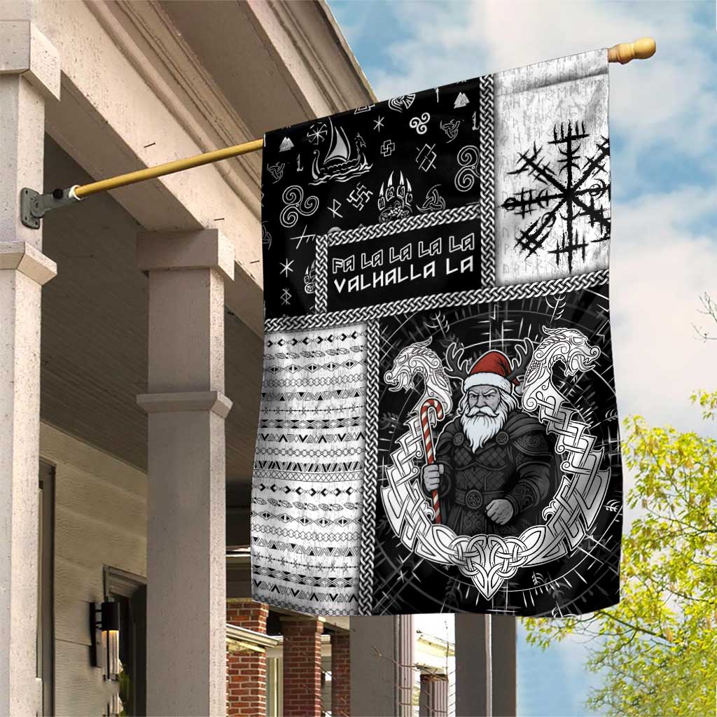 Vikings Christmas Garden Flag Fa La La La Valhalla La - Wonder Print Shop