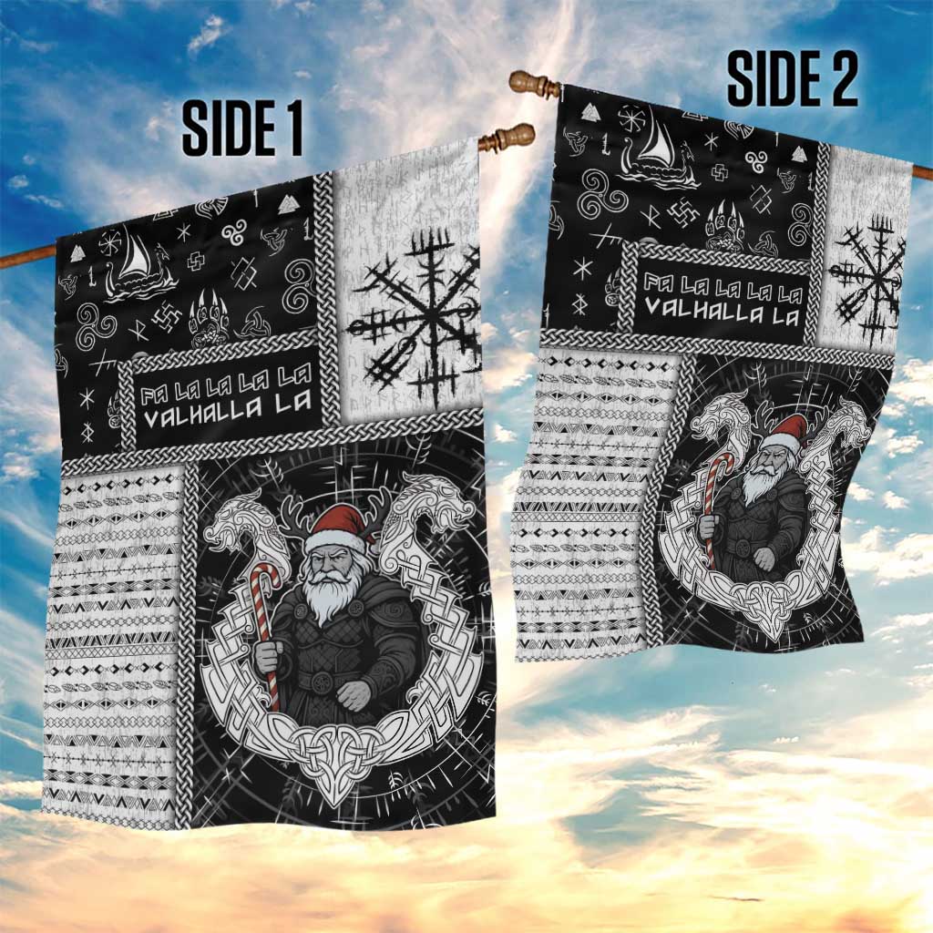 Vikings Christmas Garden Flag Fa La La La Valhalla La - Wonder Print Shop