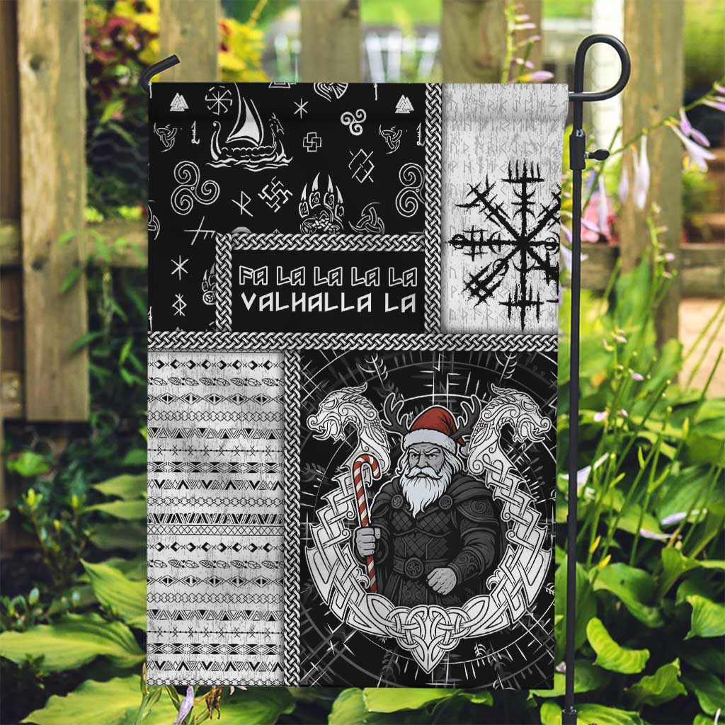 Vikings Christmas Garden Flag Fa La La La Valhalla La - Wonder Print Shop