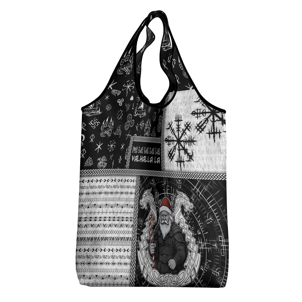 Vikings Christmas Grocery Bag Fa La La La Valhalla La - Wonder Print Shop