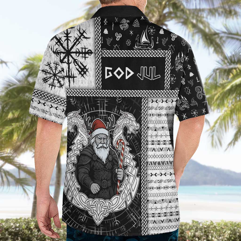 Vikings Christmas Hawaiian Shirt Fa La La La Valhalla La - Wonder Print Shop