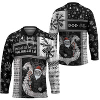 Vikings Christmas Hockey Jersey Fa La La La Valhalla La - Wonder Print Shop