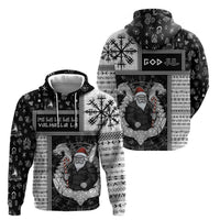 Vikings Christmas Hoodie Fa La La La Valhalla La - Wonder Print Shop