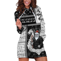 Vikings Christmas Hoodie Dress Fa La La La Valhalla La - Wonder Print Shop
