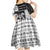 Vikings Christmas Kid Short Sleeve Dress Fa La La La Valhalla La - Wonder Print Shop