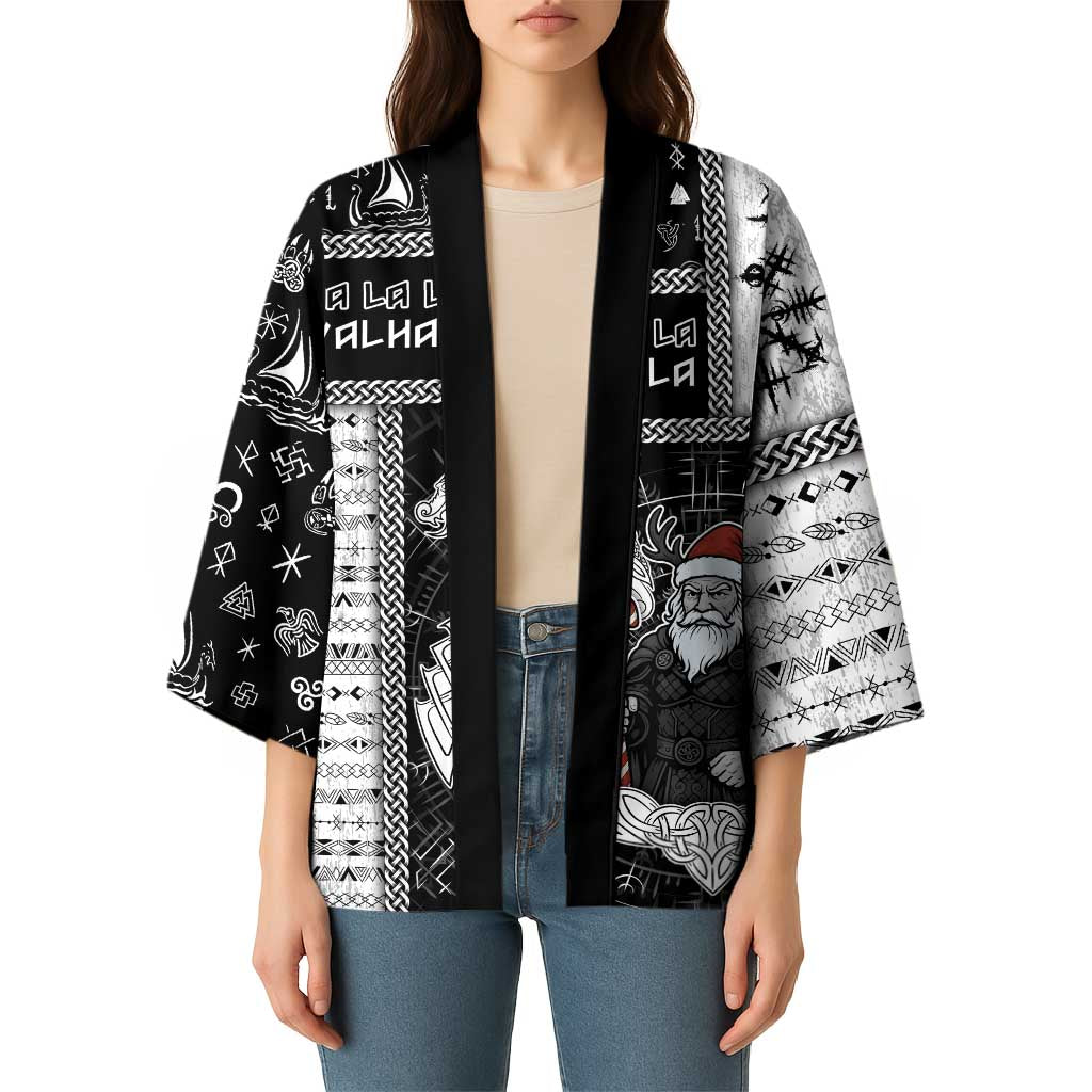 Vikings Christmas Kimono Fa La La La Valhalla La - Wonder Print Shop