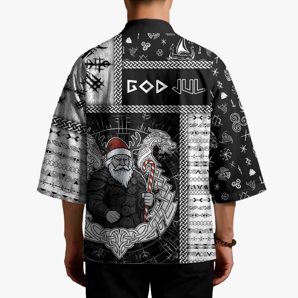 Vikings Christmas Kimono Fa La La La Valhalla La - Wonder Print Shop