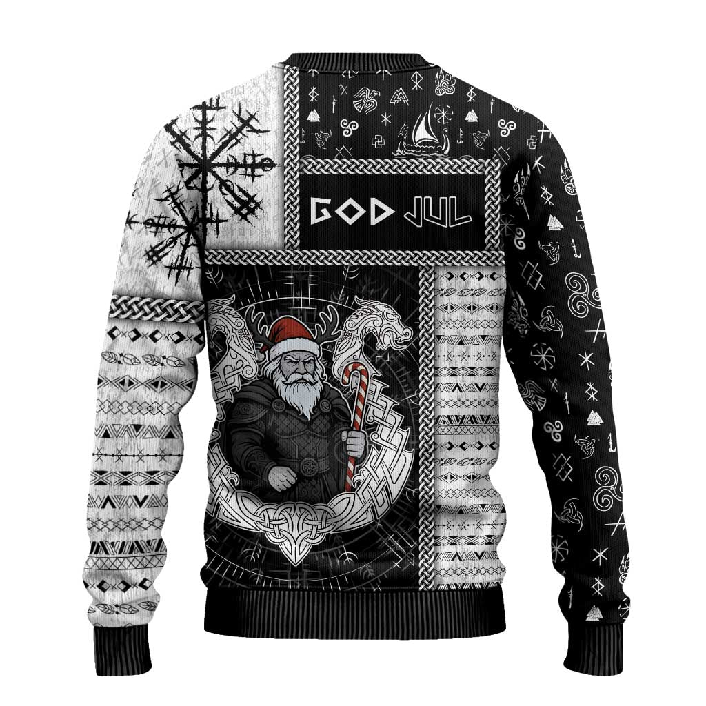 Viking Christmas Ugly Christmas Sweater Fa La La La Valhalla La - Wonder Print Shop