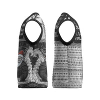 Viking Christmas Knitted V-Neck Vest Fa La La La Valhalla La - Wonder Print Shop