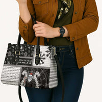 Vikings Christmas Leather Bag Fa La La La Valhalla La - Wonder Print Shop