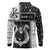 Vikings Christmas Long Sleeve Polo Shirt Fa La La La Valhalla La - Wonder Print Shop