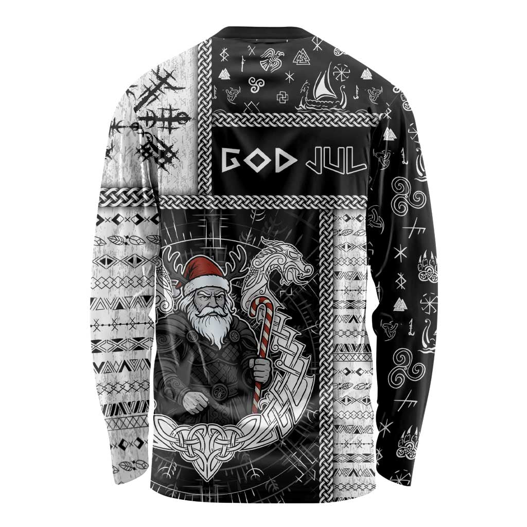 Vikings Christmas Long Sleeve Shirt Fa La La La Valhalla La - Wonder Print Shop
