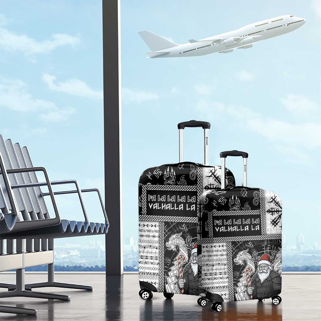 Vikings Christmas Luggage Cover Fa La La La Valhalla La - Wonder Print Shop