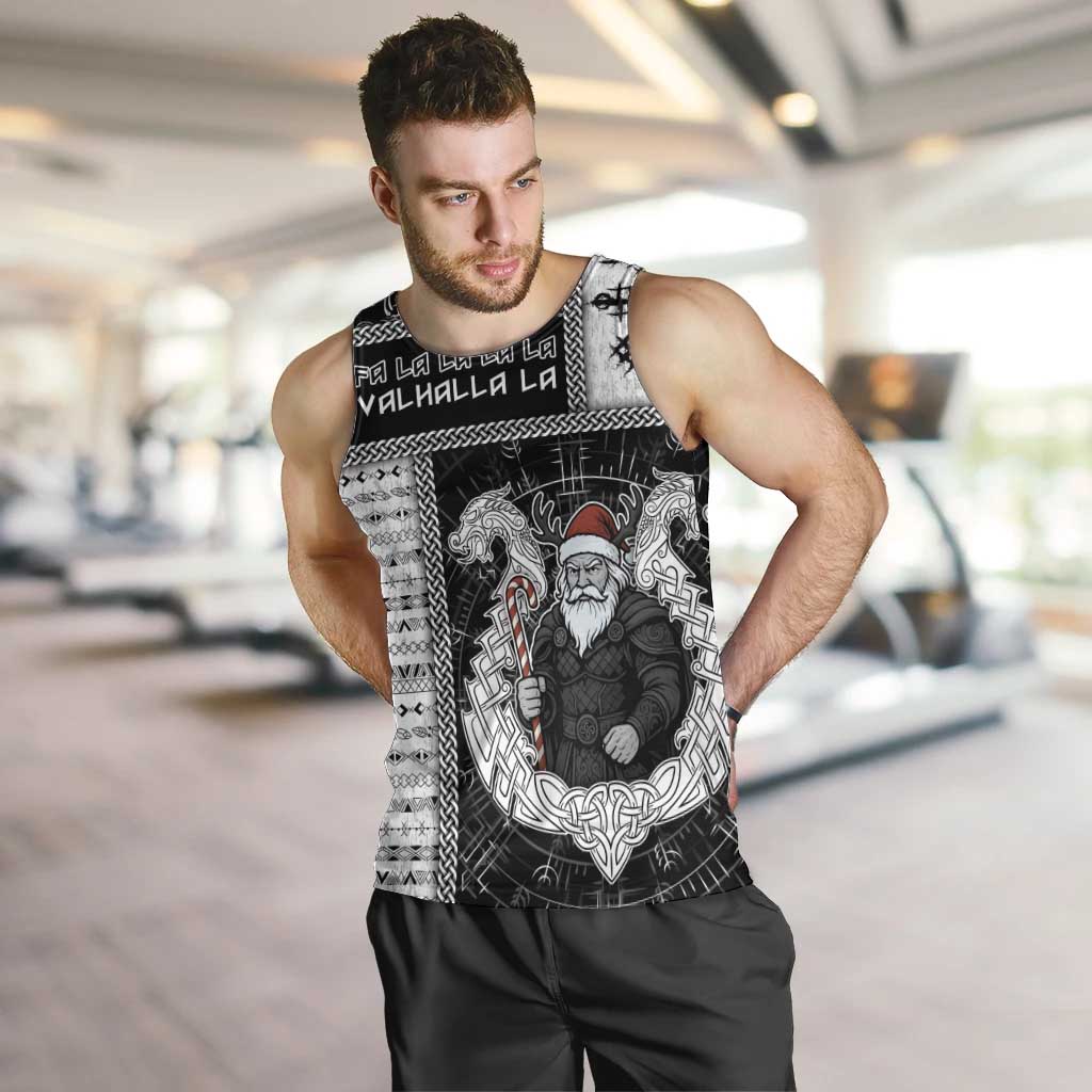Vikings Christmas Men Tank Top Fa La La La Valhalla La - Wonder Print Shop