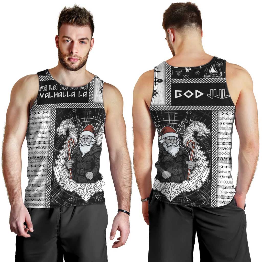 Vikings Christmas Men Tank Top Fa La La La Valhalla La - Wonder Print Shop