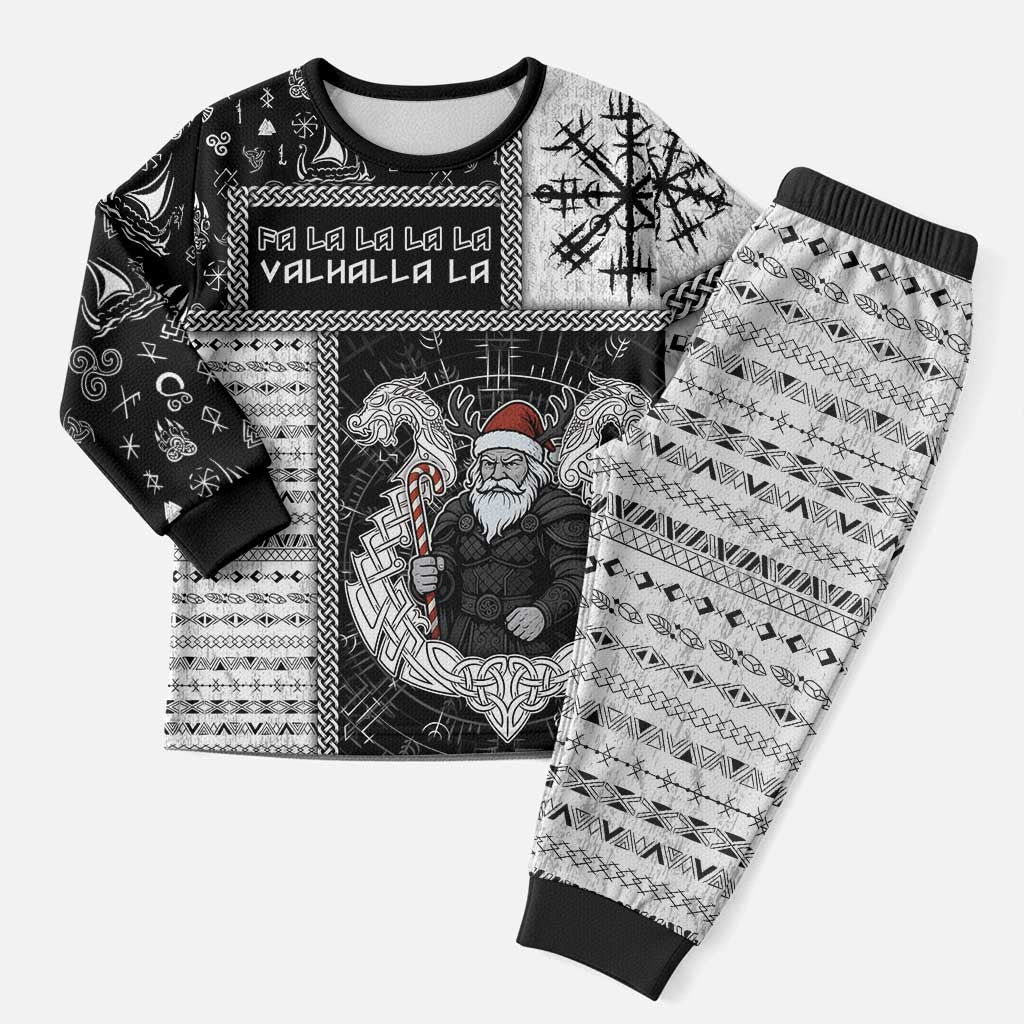 Viking Christmas Pajama Set Fa La La La Valhalla La - Wonder Print Shop