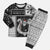 Viking Christmas Pajama Set Fa La La La Valhalla La - Wonder Print Shop