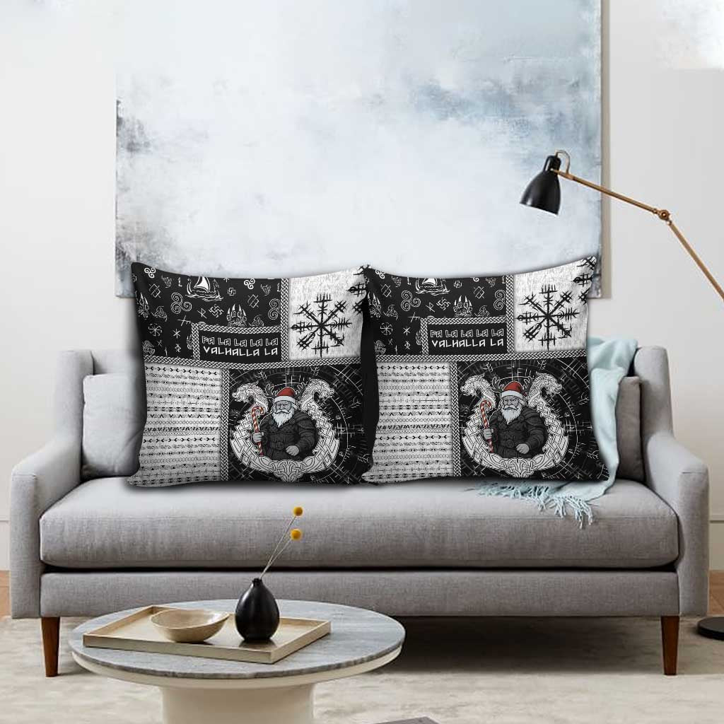 Vikings Christmas Pillow Cover Fa La La La Valhalla La - Wonder Print Shop