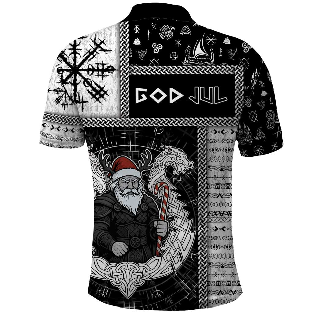 Vikings Christmas Polo Shirt Fa La La La Valhalla La - Wonder Print Shop