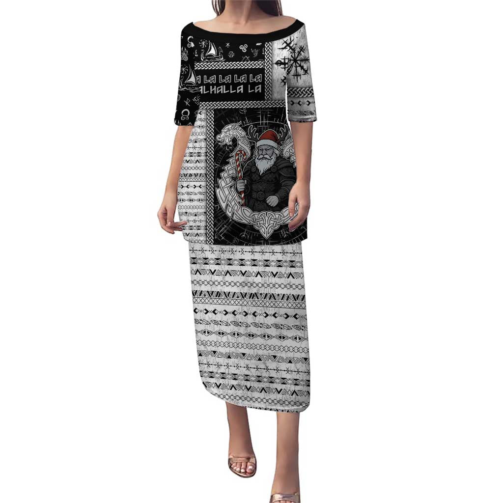 Vikings Christmas Puletasi Fa La La La Valhalla La - Wonder Print Shop