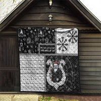 Vikings Christmas Quilt Fa La La La Valhalla La - Wonder Print Shop