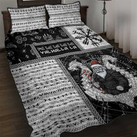 Vikings Christmas Quilt Bed Set Fa La La La Valhalla La - Wonder Print Shop