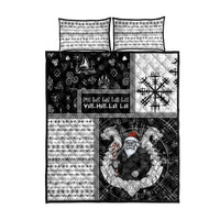 Vikings Christmas Quilt Bed Set Fa La La La Valhalla La - Wonder Print Shop