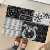 Vikings Christmas Rubber Doormat Fa La La La Valhalla La - Wonder Print Shop