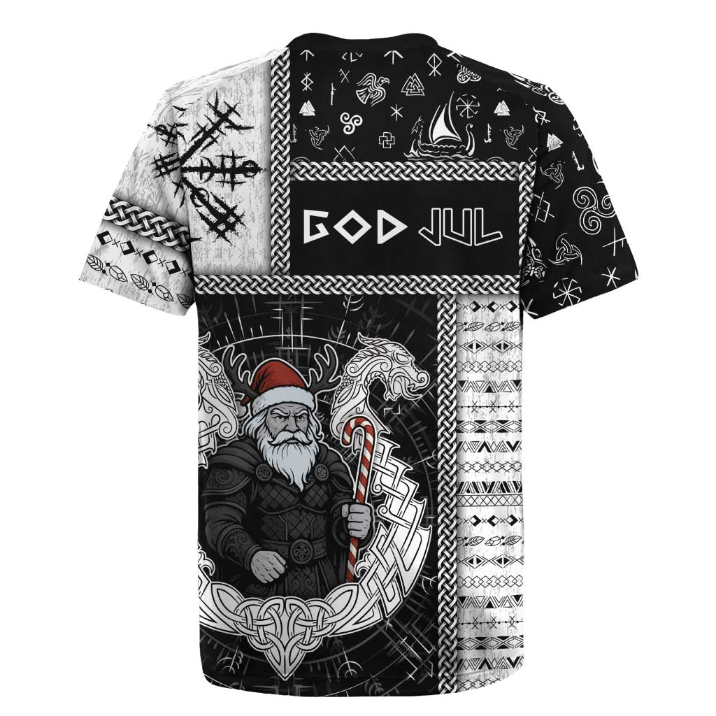 Vikings Christmas Rugby Jersey Fa La La La Valhalla La - Wonder Print Shop