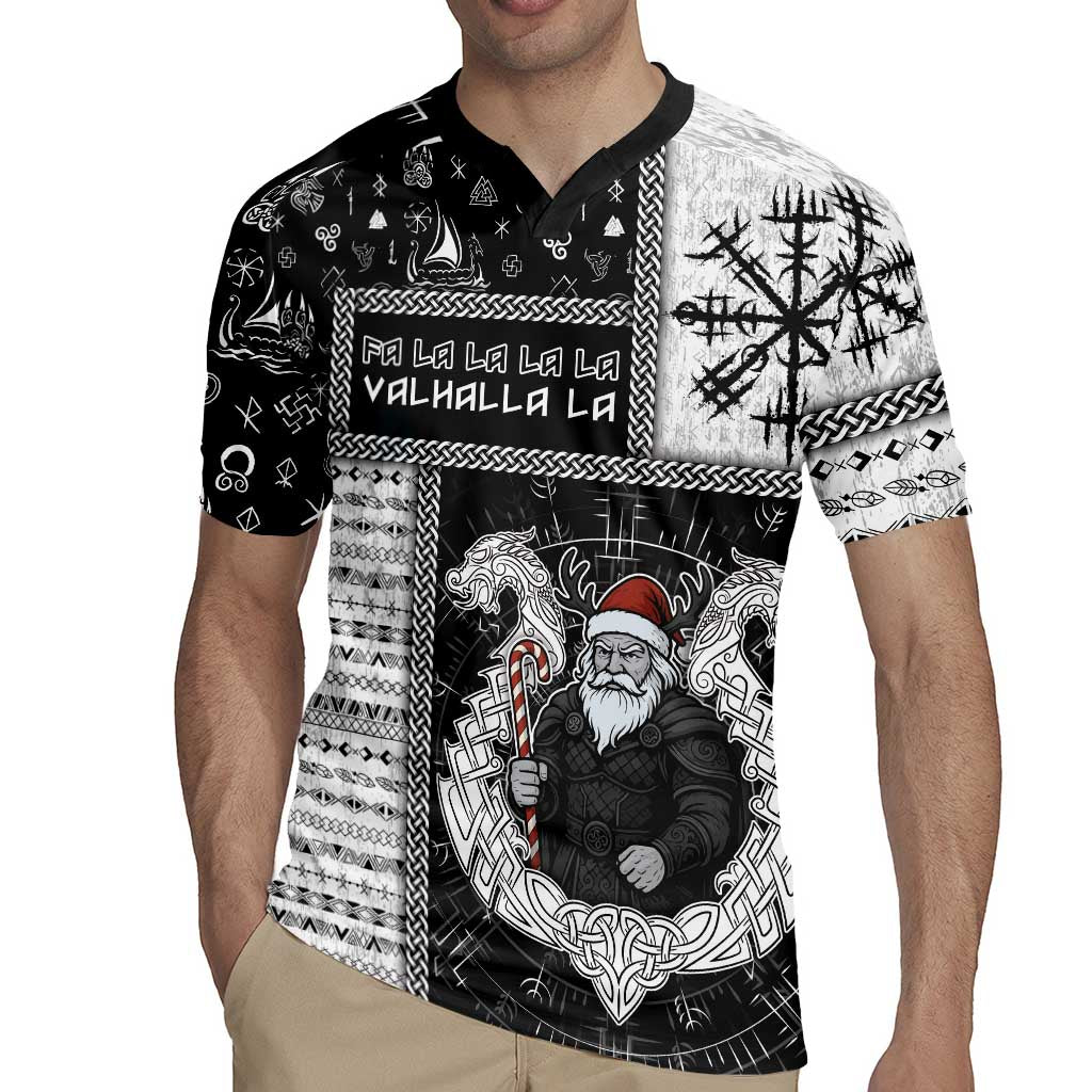 Vikings Christmas Rugby Jersey Fa La La La Valhalla La - Wonder Print Shop