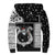 Vikings Christmas Sherpa Hoodie Fa La La La Valhalla La - Wonder Print Shop