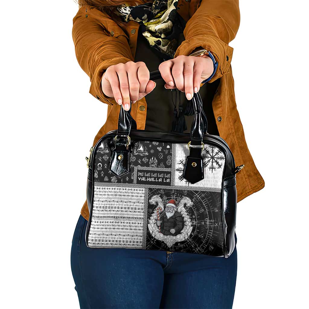 Vikings Christmas Shoulder Handbag Fa La La La Valhalla La - Wonder Print Shop