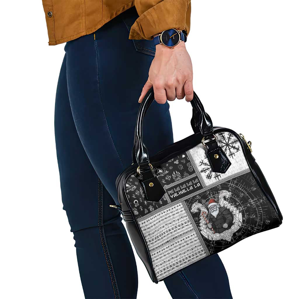Vikings Christmas Shoulder Handbag Fa La La La Valhalla La - Wonder Print Shop