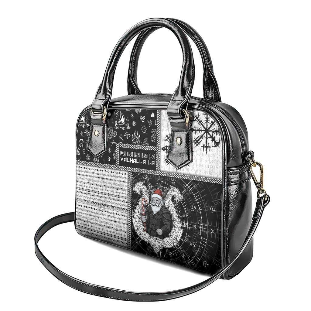 Vikings Christmas Shoulder Handbag Fa La La La Valhalla La - Wonder Print Shop