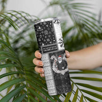 Vikings Christmas Skinny Tumbler Fa La La La Valhalla La - Wonder Print Shop
