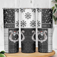 Vikings Christmas Skinny Tumbler Fa La La La Valhalla La - Wonder Print Shop