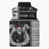 Vikings Christmas Sleeveless Puffer Jacket Fa La La La Valhalla La - Wonder Print Shop