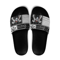 Vikings Christmas Slide Sandals Fa La La La Valhalla La - Wonder Print Shop