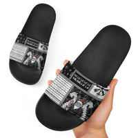 Vikings Christmas Slide Sandals Fa La La La Valhalla La - Wonder Print Shop