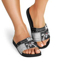 Vikings Christmas Slide Sandals Fa La La La Valhalla La - Wonder Print Shop