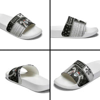 Vikings Christmas Slide Sandals Fa La La La Valhalla La - Wonder Print Shop