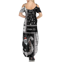 Vikings Christmas Summer Maxi Dress Fa La La La Valhalla La - Wonder Print Shop