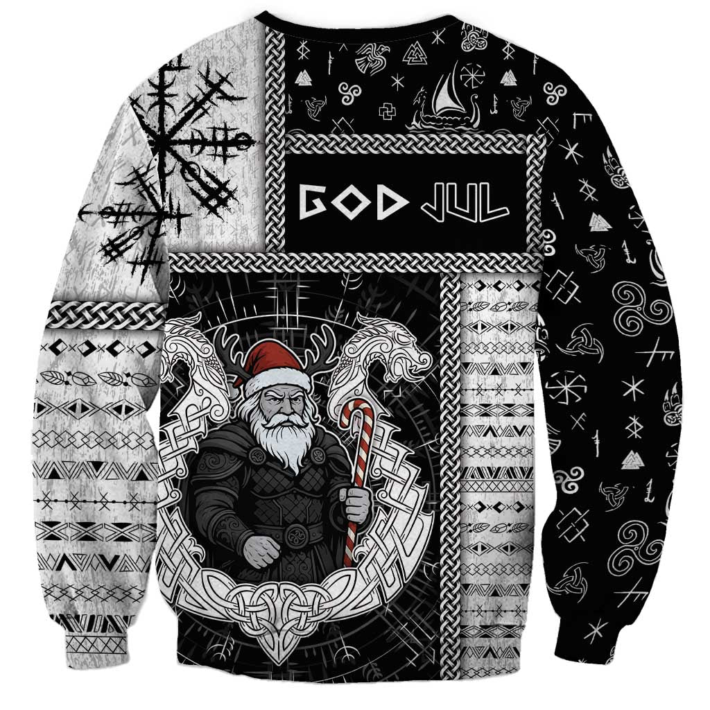 Vikings Christmas Sweatshirt Fa La La La Valhalla La - Wonder Print Shop