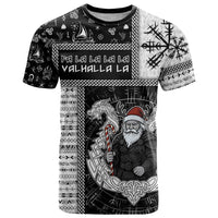 Vikings Christmas T Shirt Fa La La La Valhalla La - Wonder Print Shop